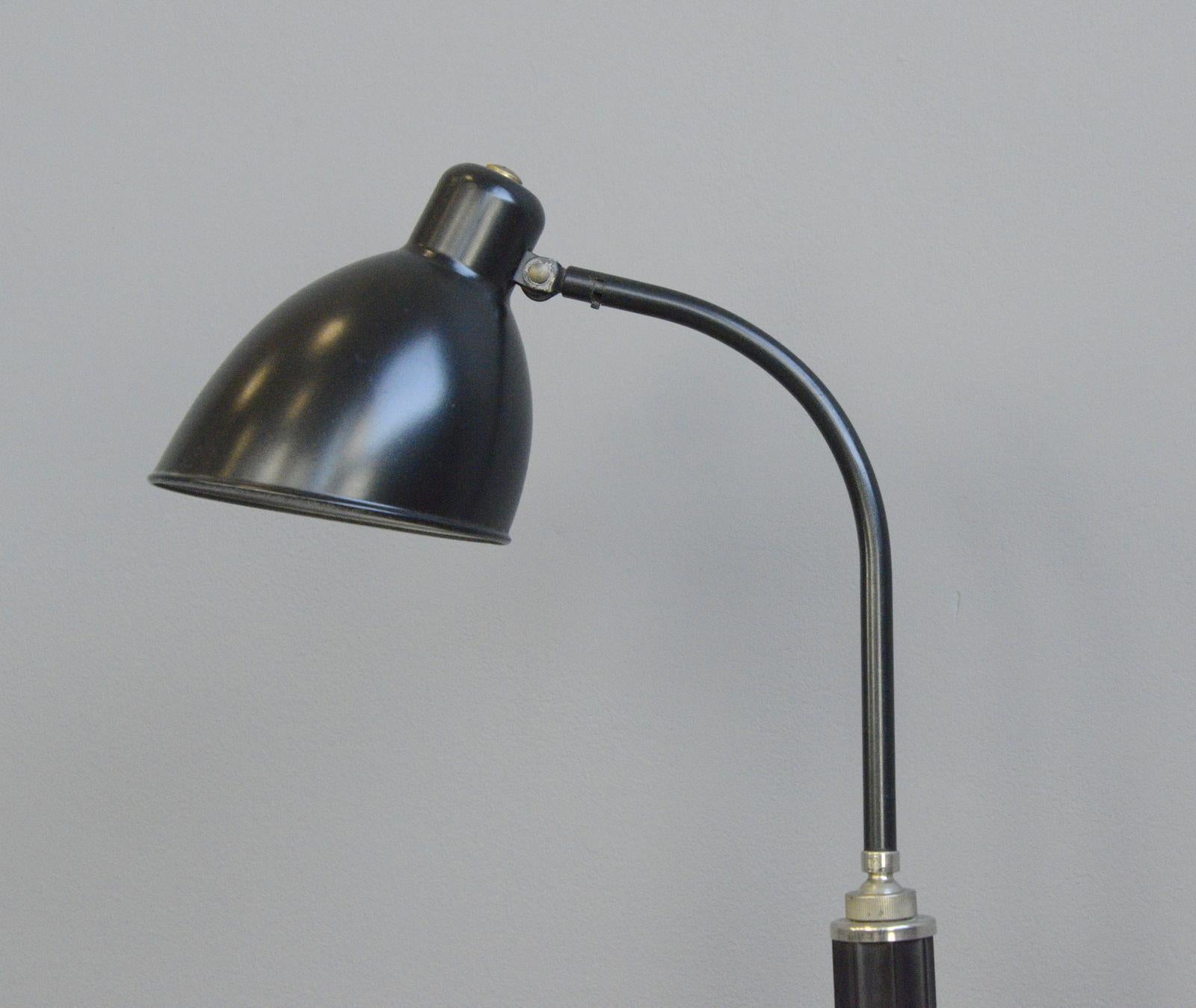 Bauhaus Favorit Model Desk Lamp by Molitor, circa 1930s