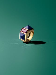 Favorite 1, Lapis-Lazuli and Tourmaline