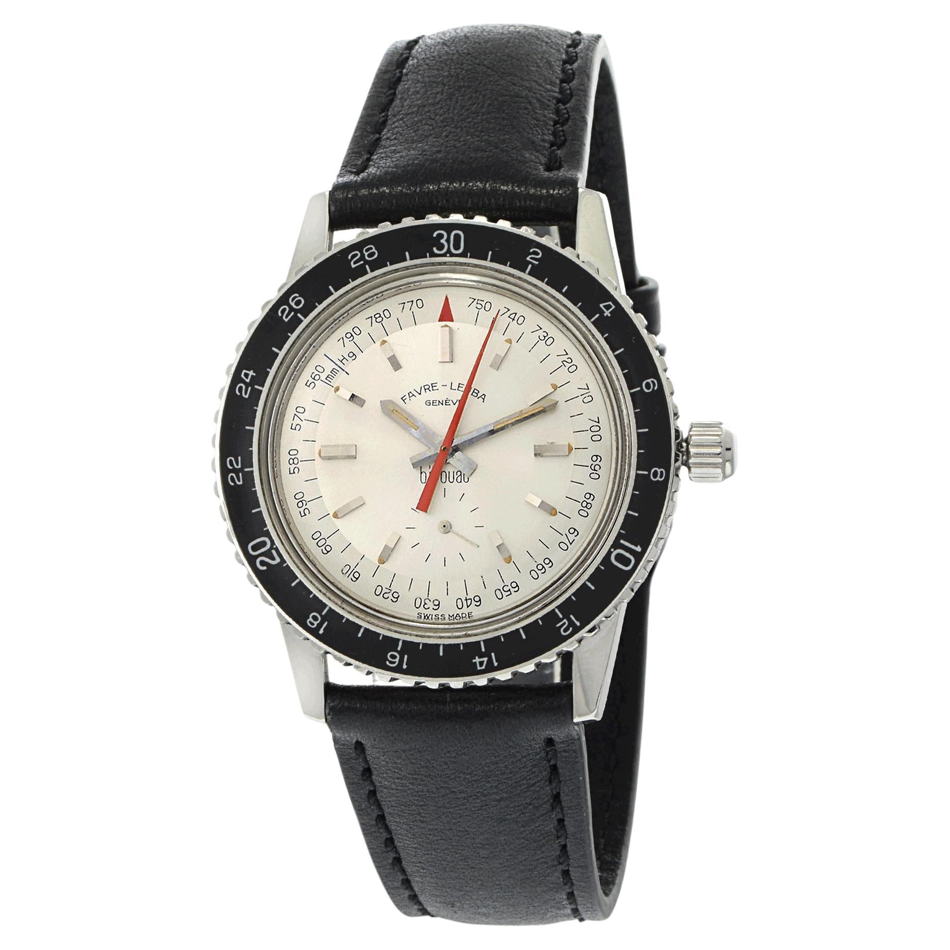 Favre-Leuba Bivouac Reference 53213 Altimeter Barometer