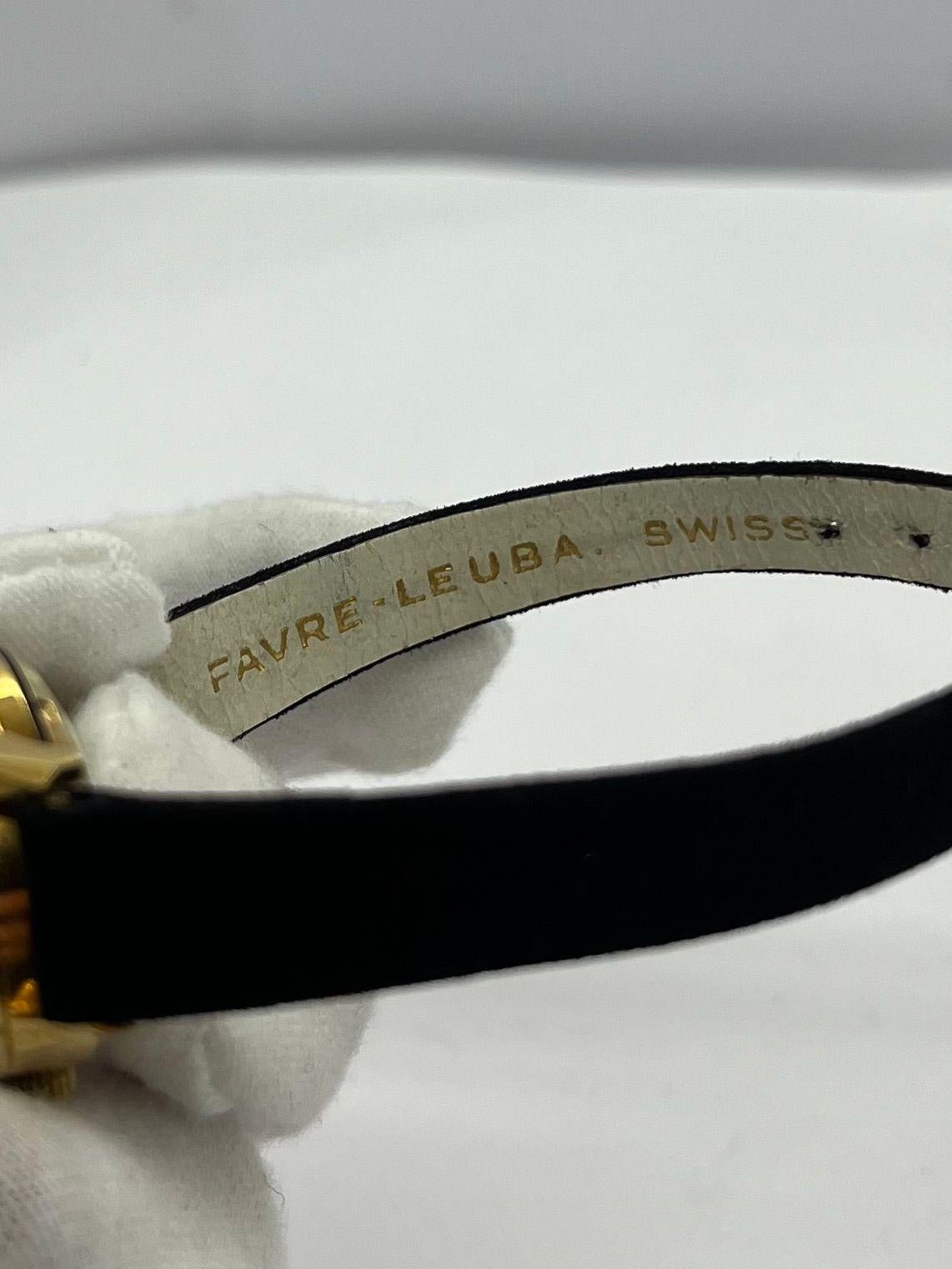 Favre Leuba Oro Vintage 18K en venta 4