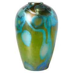 Vintage Favrile Glass Vase by Louis Comfort Tiffany