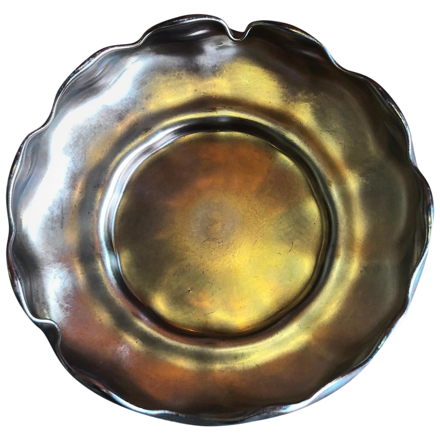 Favrille Glass Iridescent Bowl by Tiffany Studios