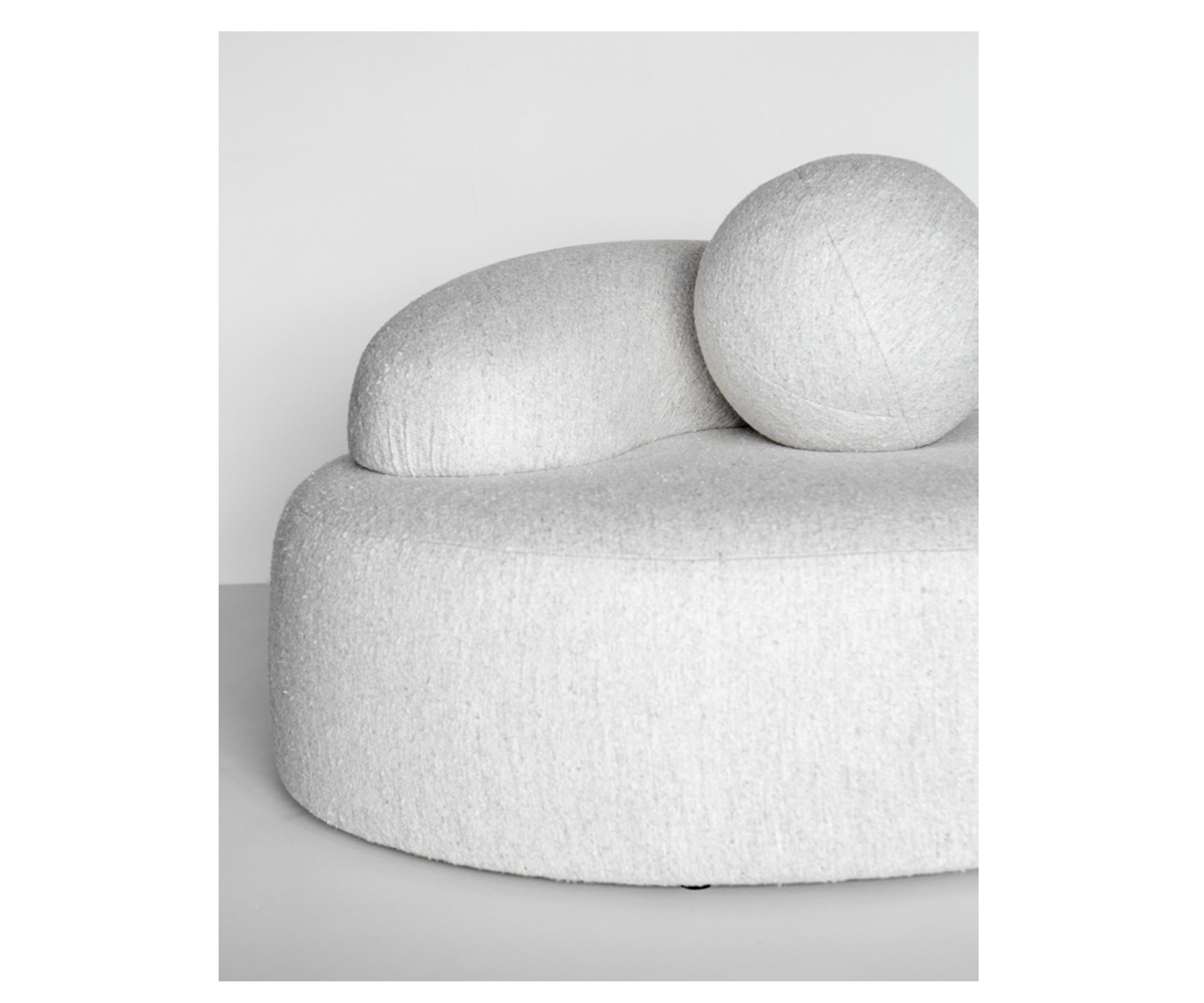 Contemporary Fawcett Embrace Your Curves Daybed with Moveable Weighted Arm Rest For Sale