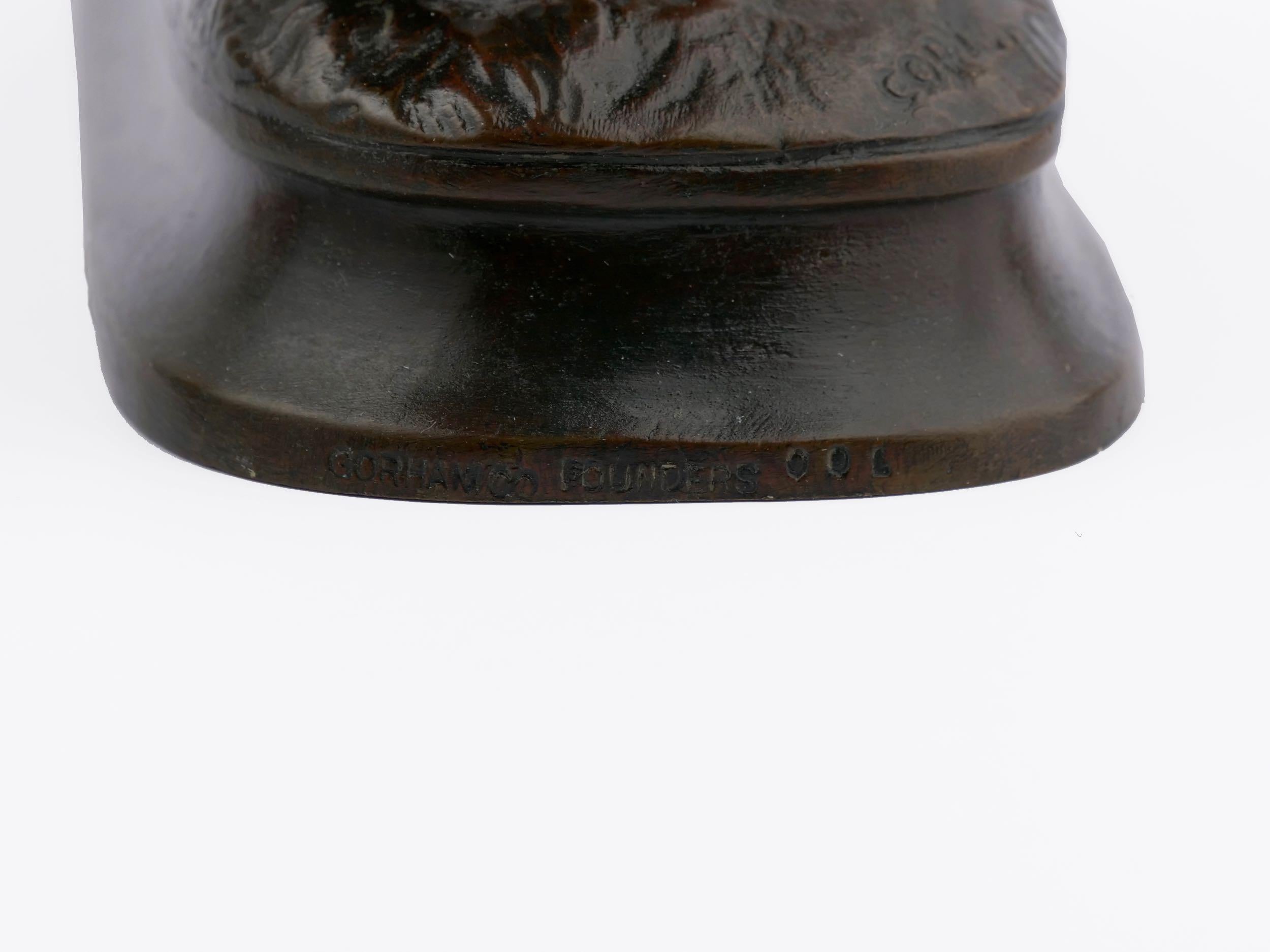 “Fawn” Bronze Sculpture by Alexander Phimister Proctor, cast by Gorham Co. 9