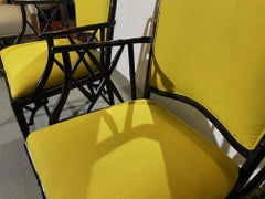 Fax-Bamboo Armchairs Set of 2