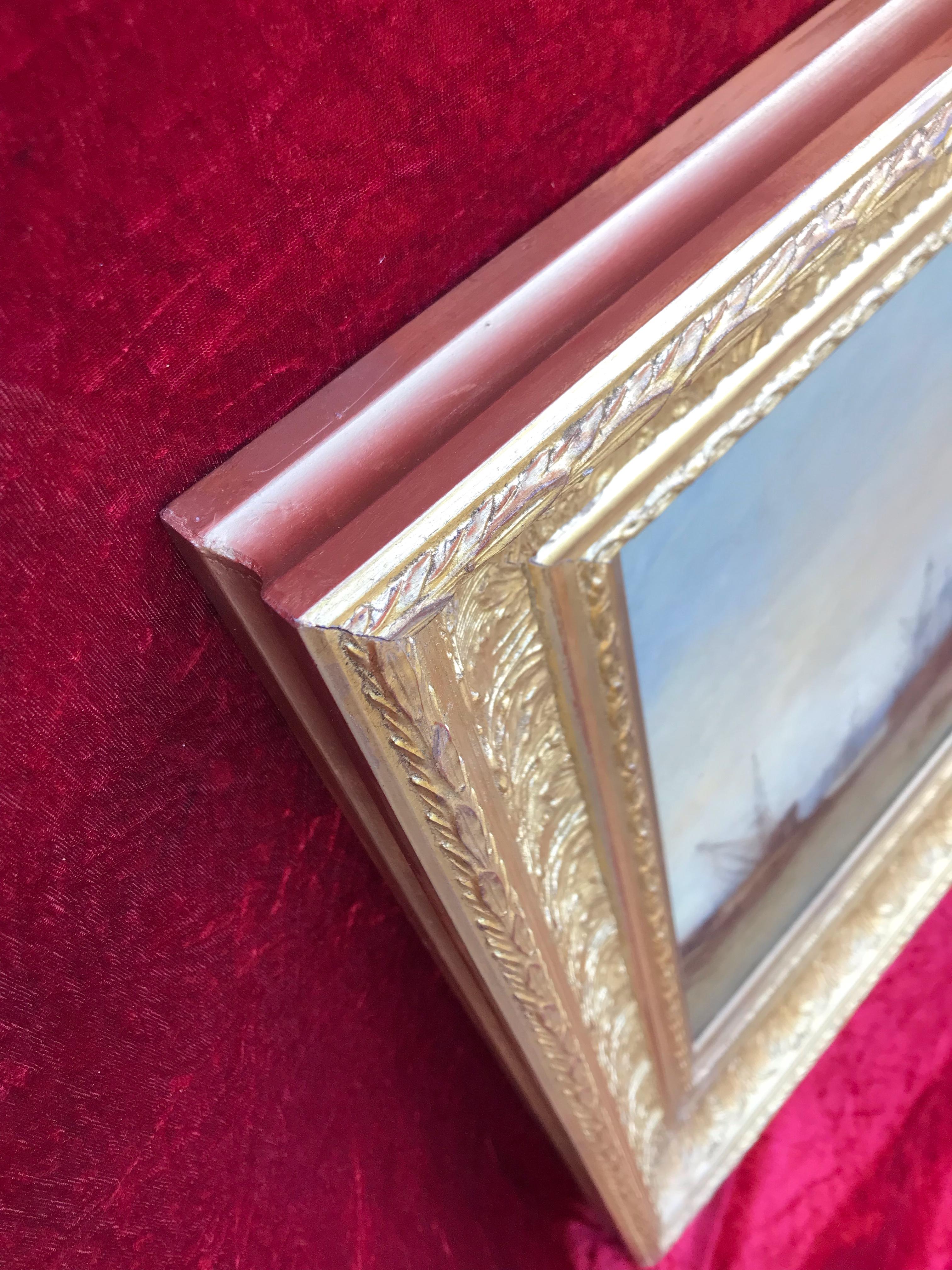 Richard FAXON (1816 - 1875)
Il porto di Rochefort con i galeoni
Olio su tela firmato in basso a destra
Nuova cornice d'oro
Dimensioni della tela 73 X 50 cm  
Dimensioni telaio 69 X 95 cm

FAXON Richard (1816-1875)
Pittore francese Nato a Bordeaux (