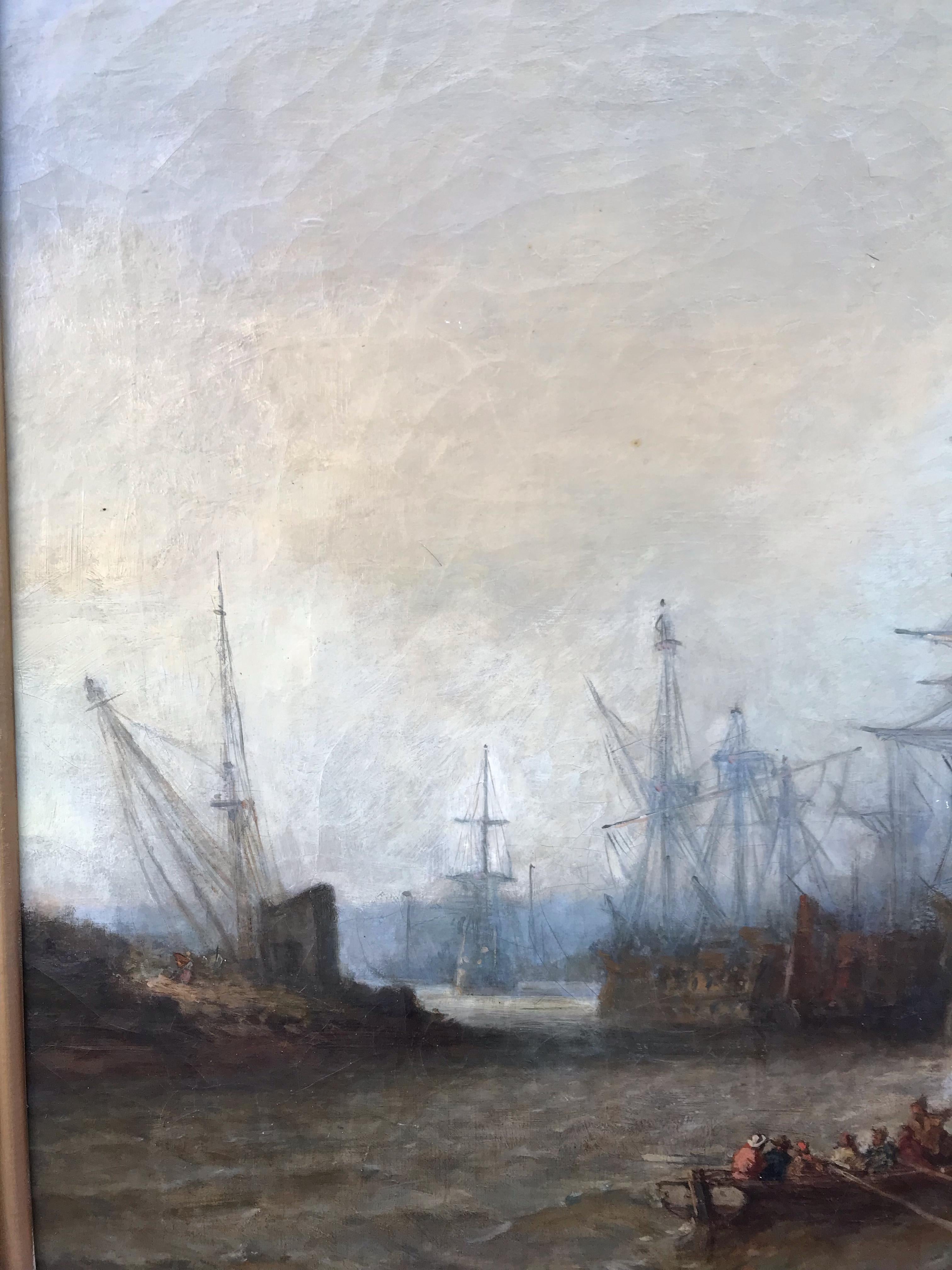 Il porto di Rochefort all'inizio del XIX secolo in vendita 2