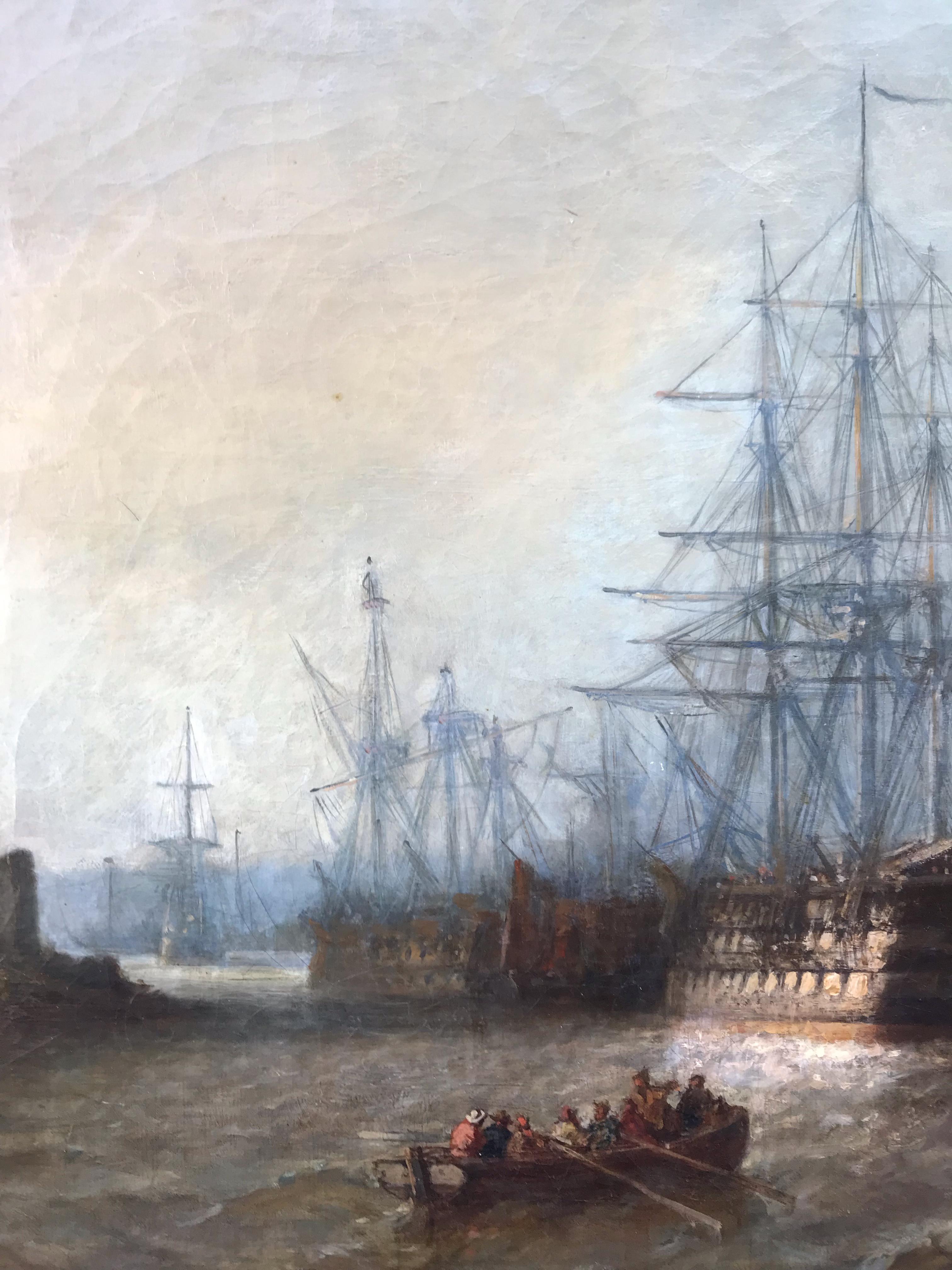 Il porto di Rochefort all'inizio del XIX secolo in vendita 3