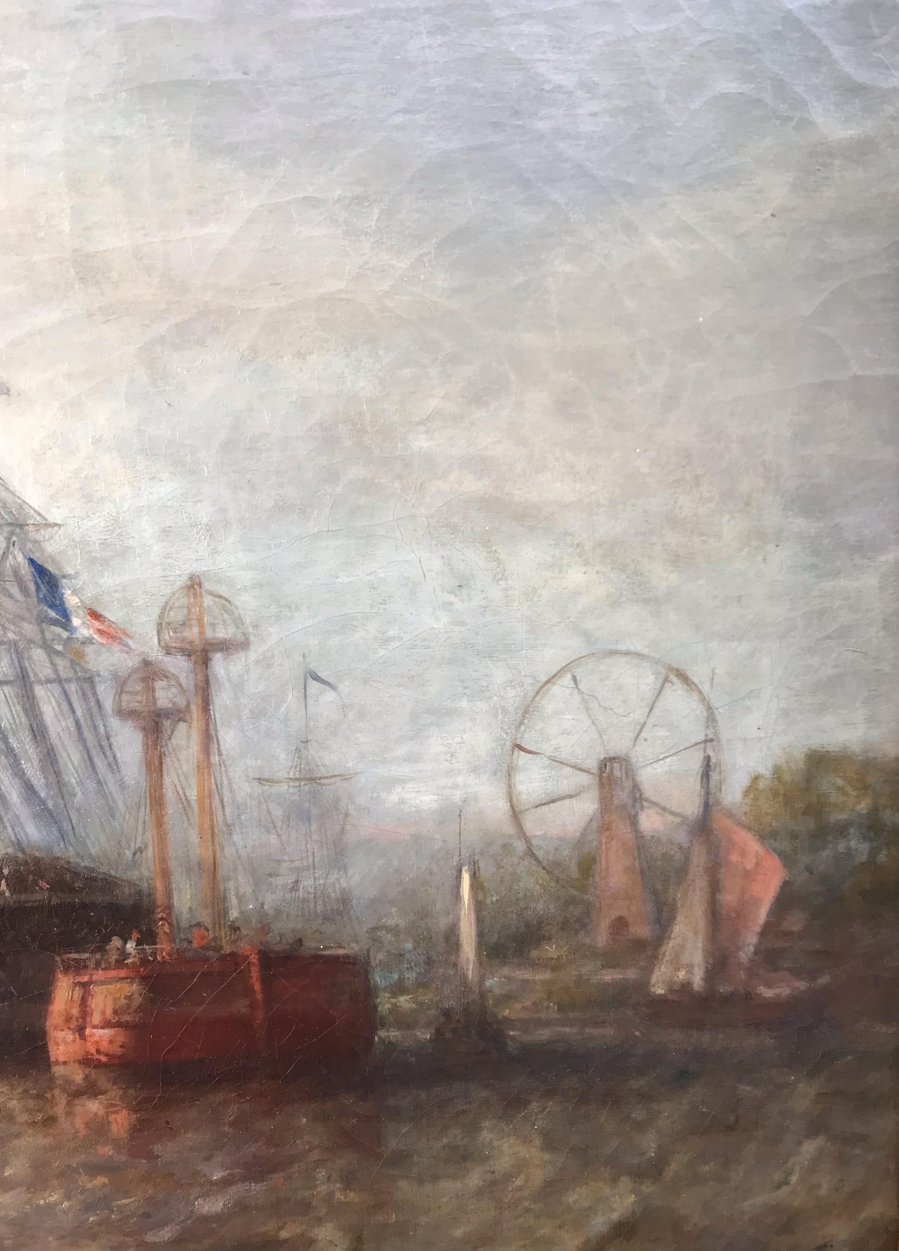 Il porto di Rochefort all'inizio del XIX secolo in vendita 4