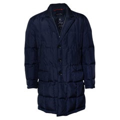 Fay, blue quilted overcoat