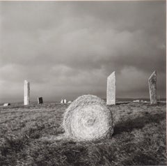 Stones of Stennes, Orkney - Black and White Photograph