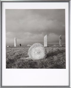 Stones of Stennes, Orkney - Black and White Photograph