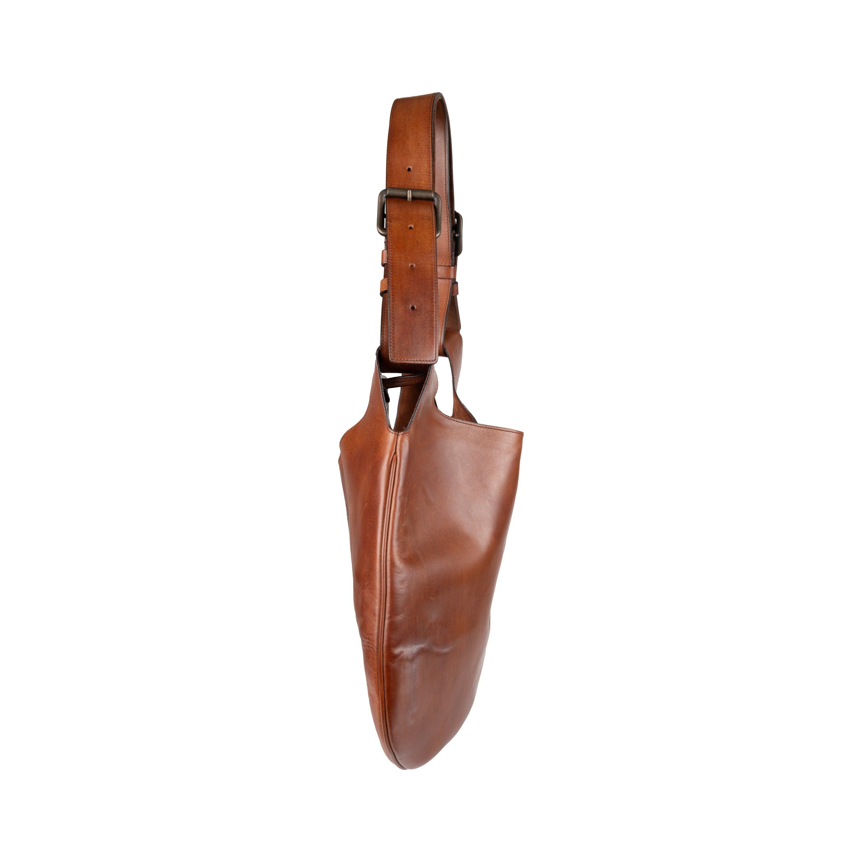 Brown Fay Leather Hobo Bag - '10s For Sale