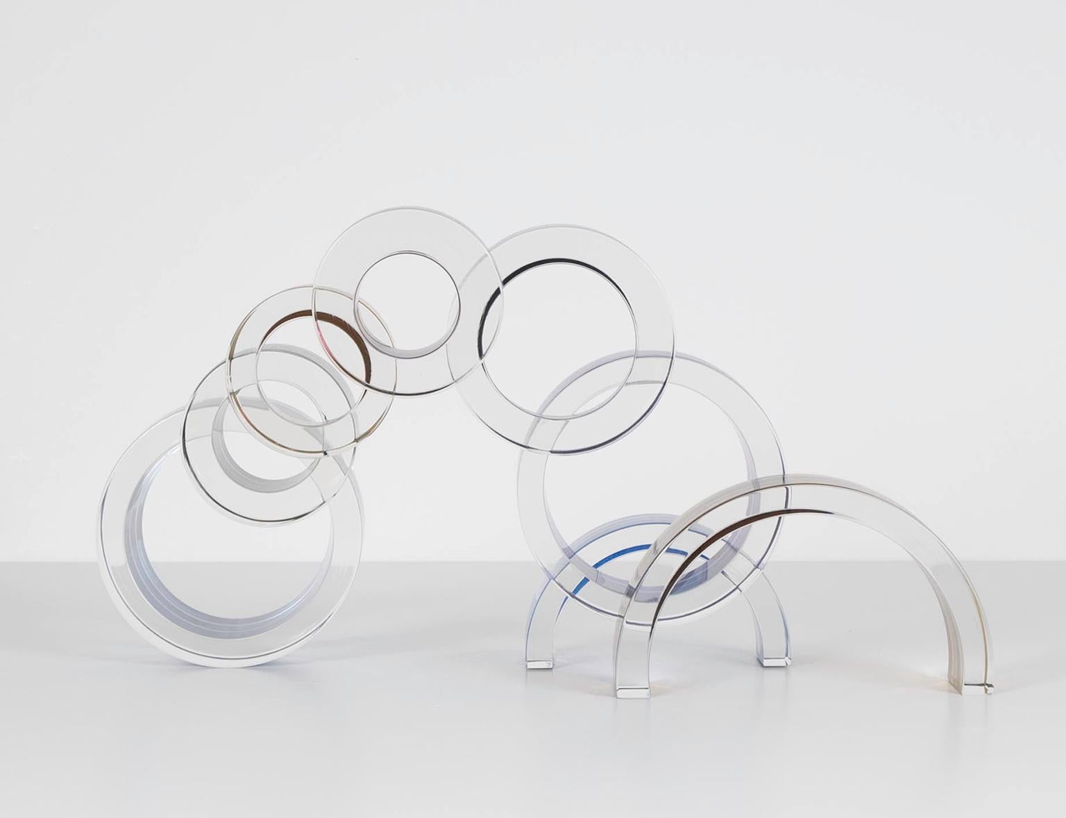 Sculpture unique en son genre en verre soufflé à la main de l'artiste Fay Miller 4