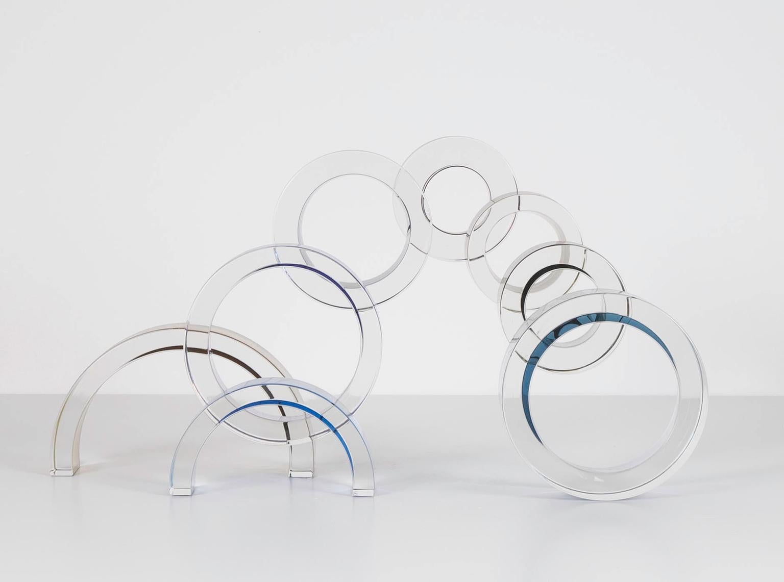 Sculpture unique en son genre en verre soufflé à la main de l'artiste Fay Miller 6