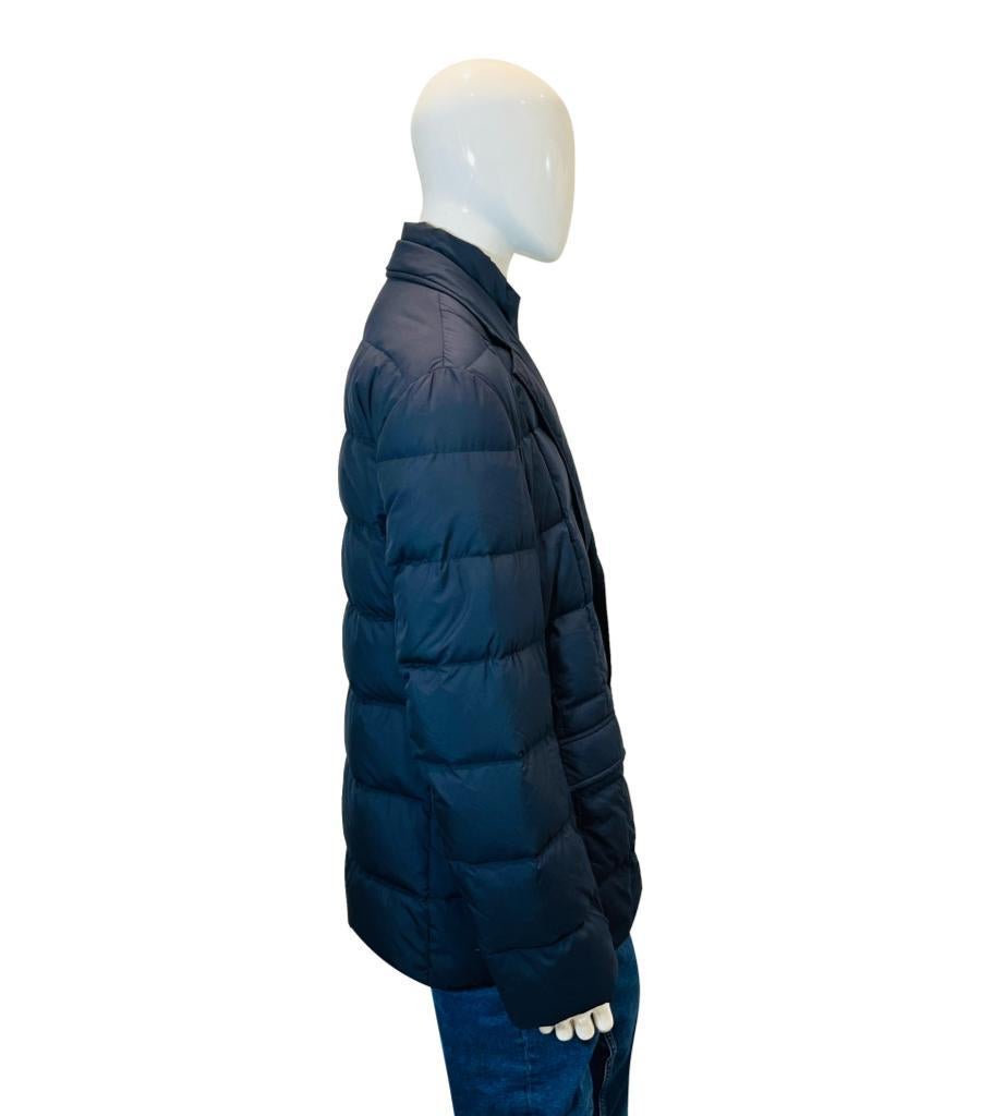 Fay Quilted Down Jacket In Excellent Condition For Sale In London, GB