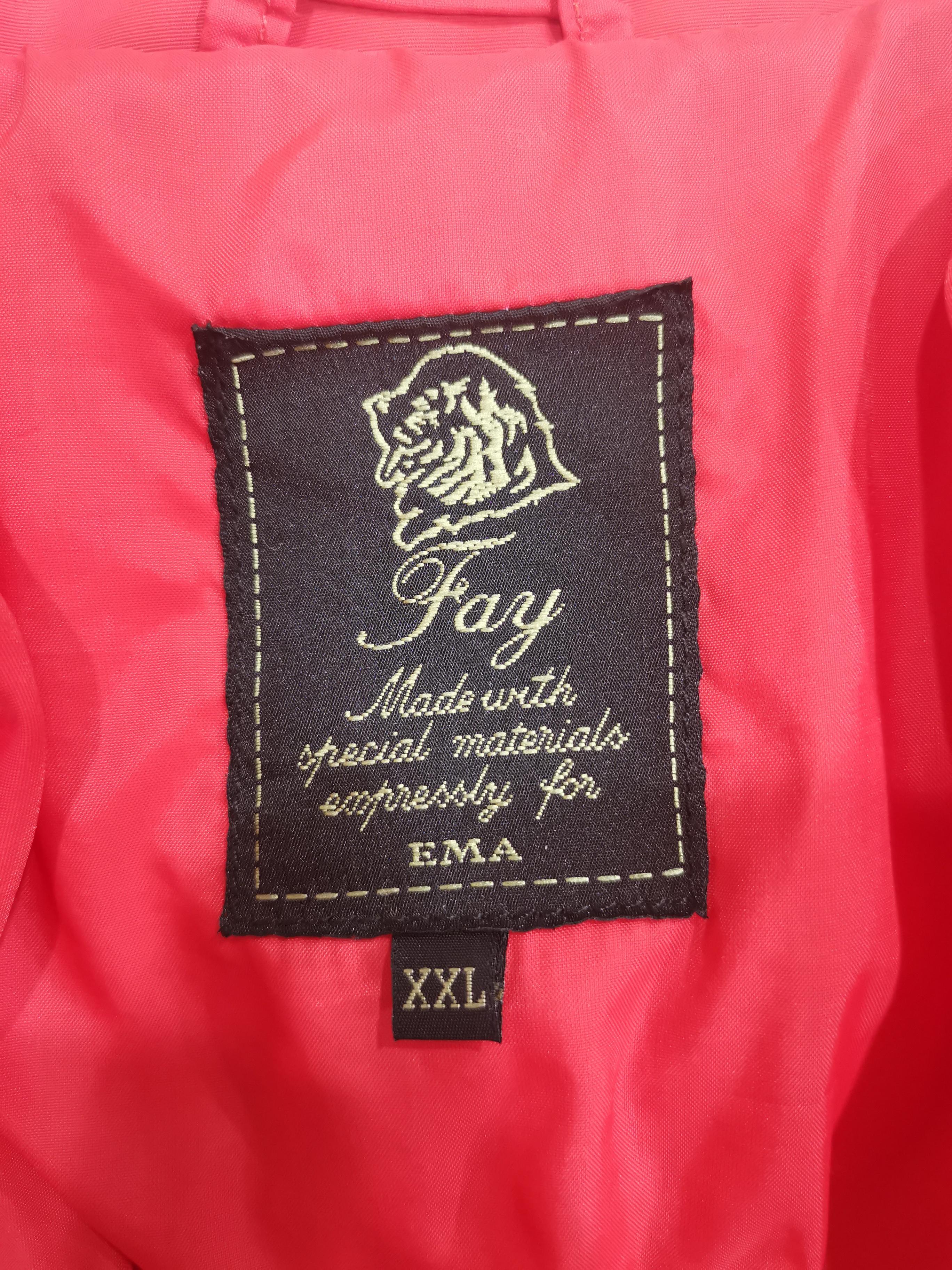 Fay red bomber jacket For Sale 3
