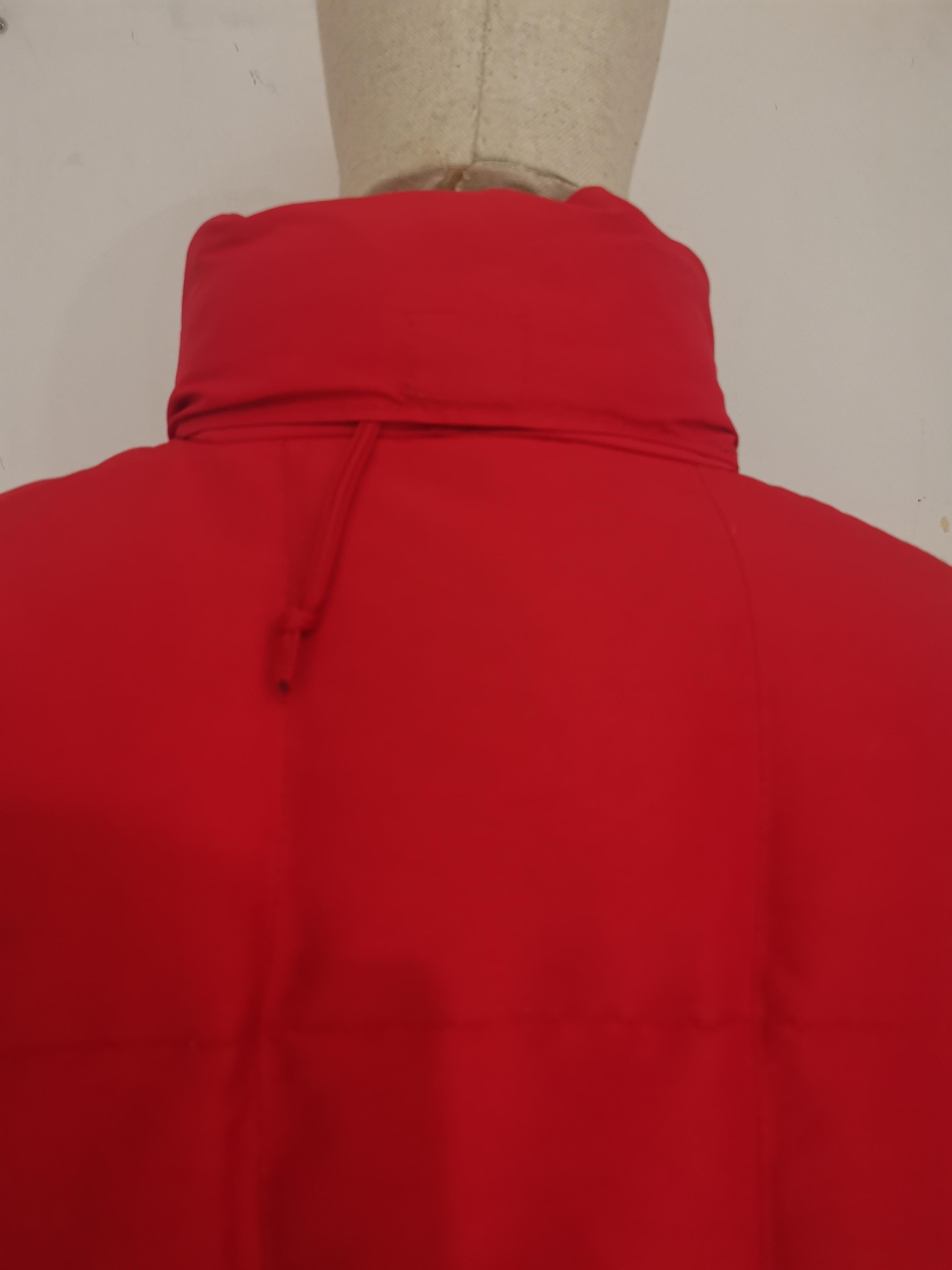 Fay red bomber jacket In Excellent Condition For Sale In Capri, IT