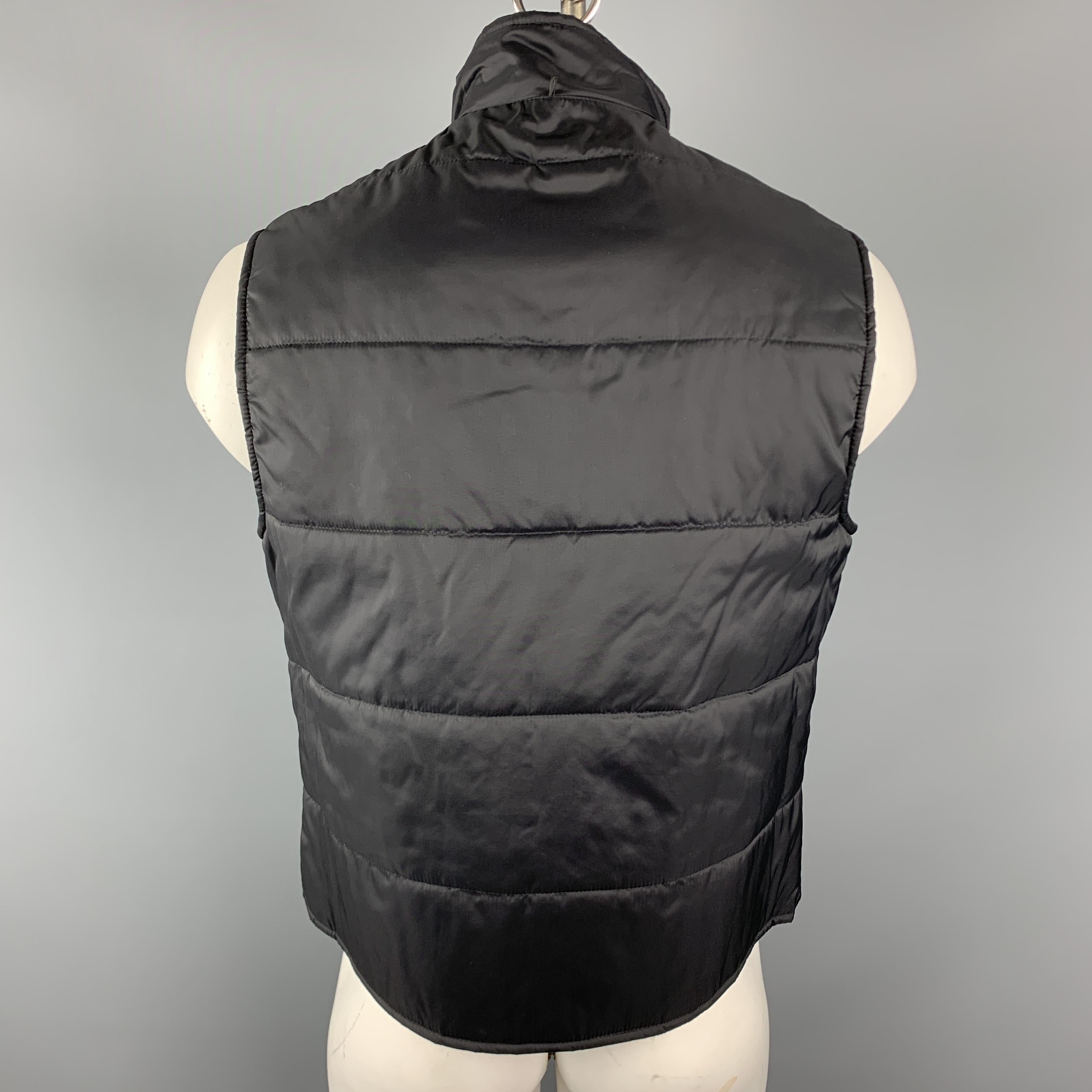 FAY Size M Gray Heather Polyamide Notch Lapel Detachable Vest Jacket 2
