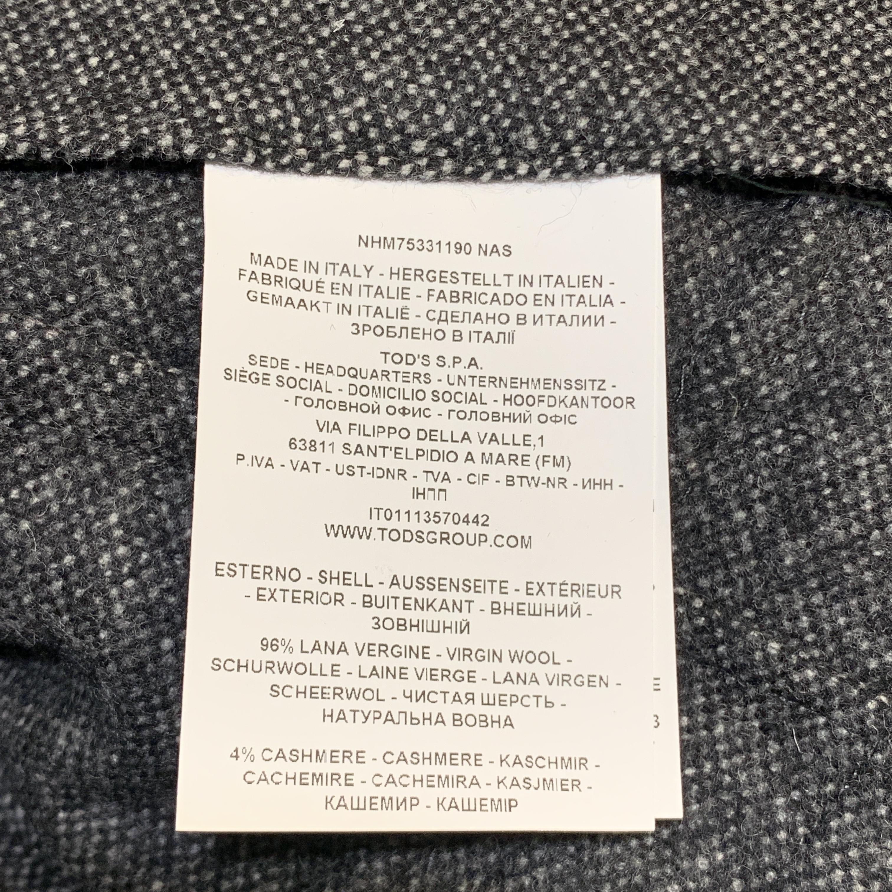 FAY Size M Gray Heather Polyamide Notch Lapel Detachable Vest Jacket 4