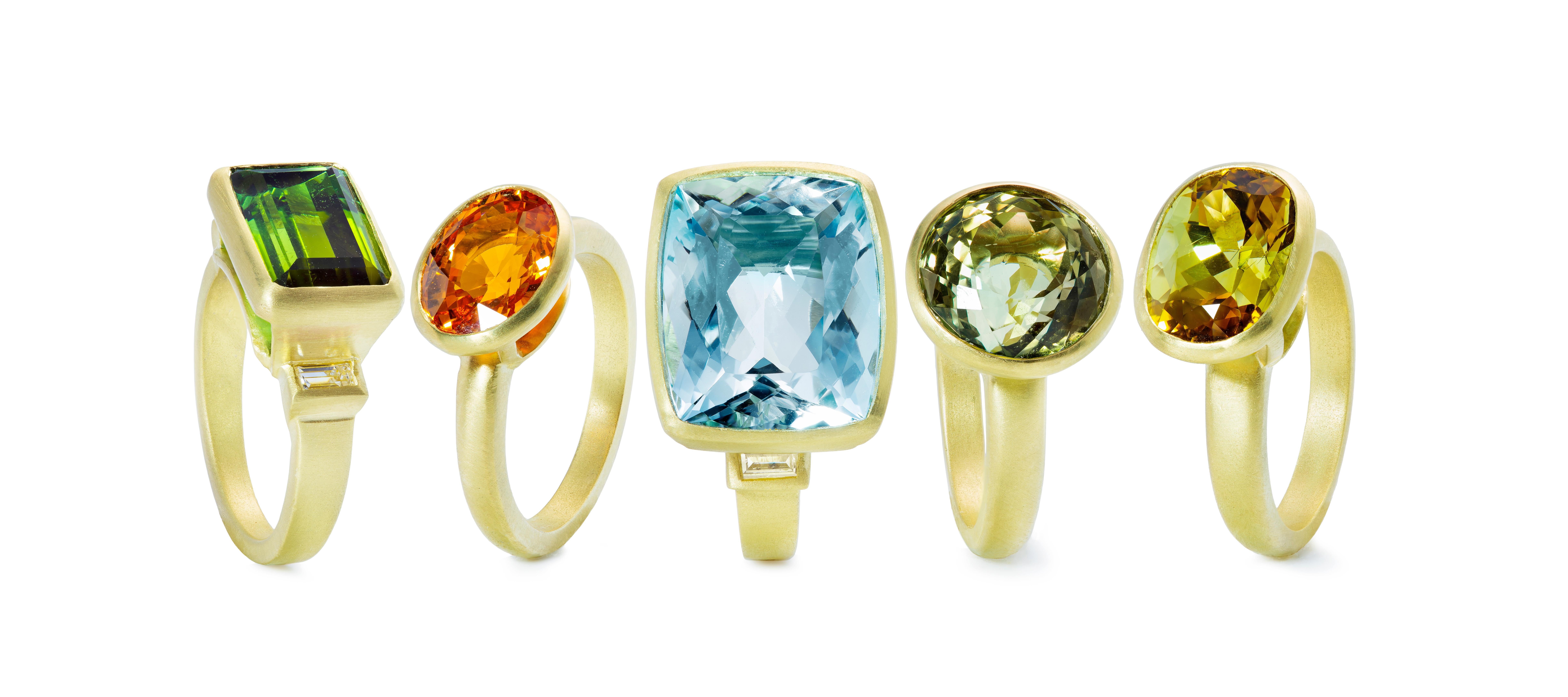 Contemporary Faye Kim 10.05 Carat Aquamarine and Diamond Ring in 18 Karat Gold