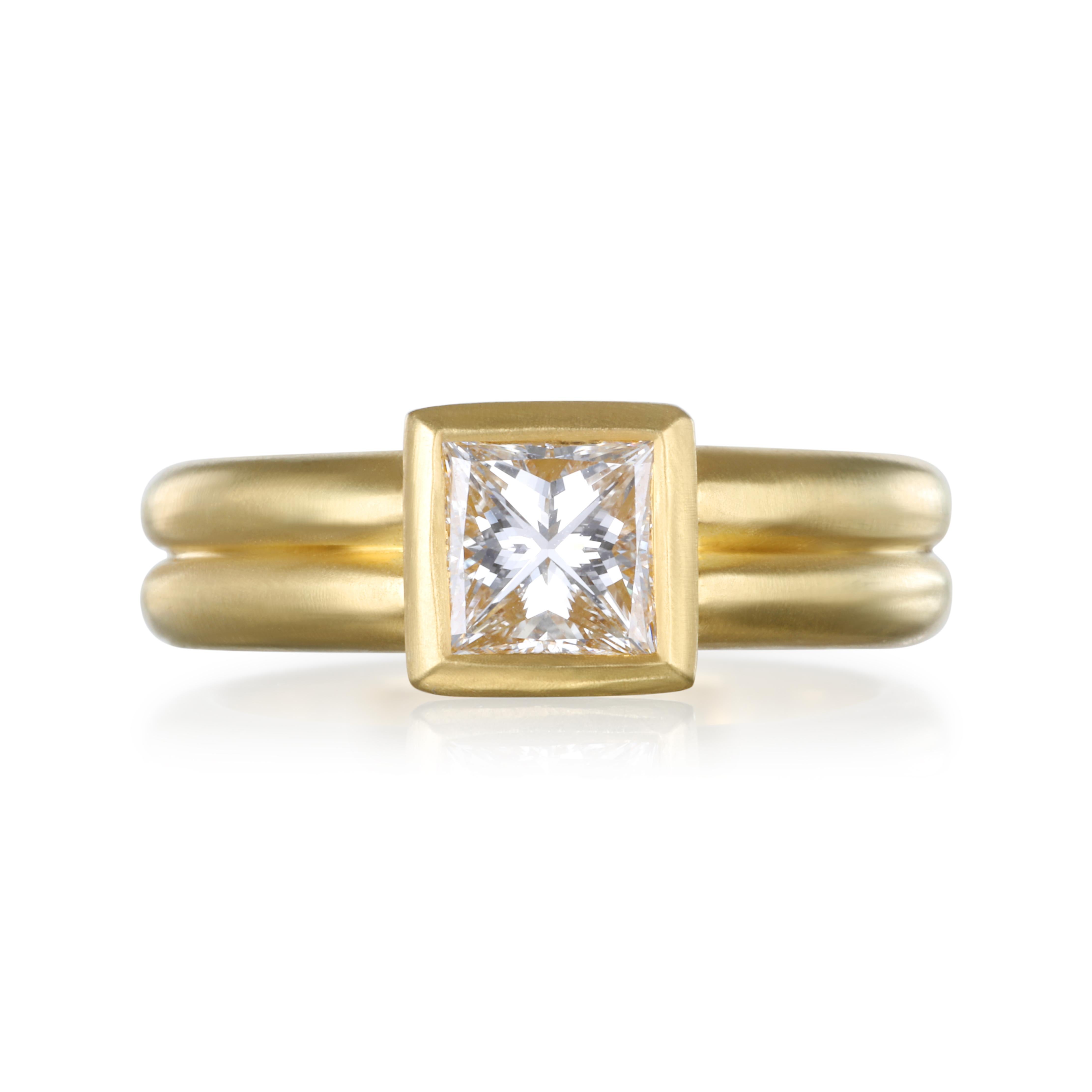 What is a double band engagement ring?