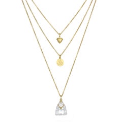 Faye Kim 18 Karat Gold Acorn Charm