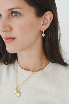 Faye Kim 18 Karat Gold Australian Crystal Opal Drops