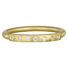 Bar-Stack-Ring, 18 Karat Gold, Diamant, Kim