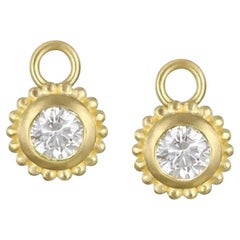 Faye Kim 18 Karat Gold Diamond Granulation Drops
