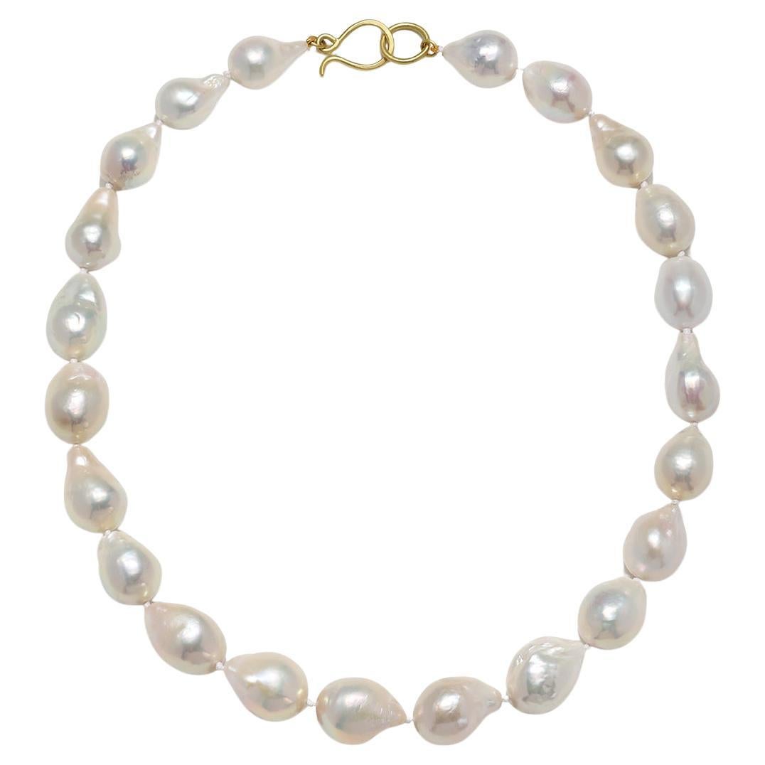 A. Kim, collana di perle d'acqua dolce in oro 18 carati