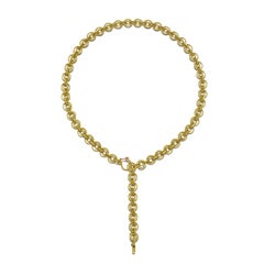 Faye Kim 18 Karat Gold Handmade Double Loop Chain