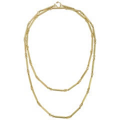 Faye Kim 18 Karat Gold Handmade Fob Chain