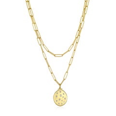 Faye Kim 18 Karat Gold Handmade Paperclip Chain - 18"