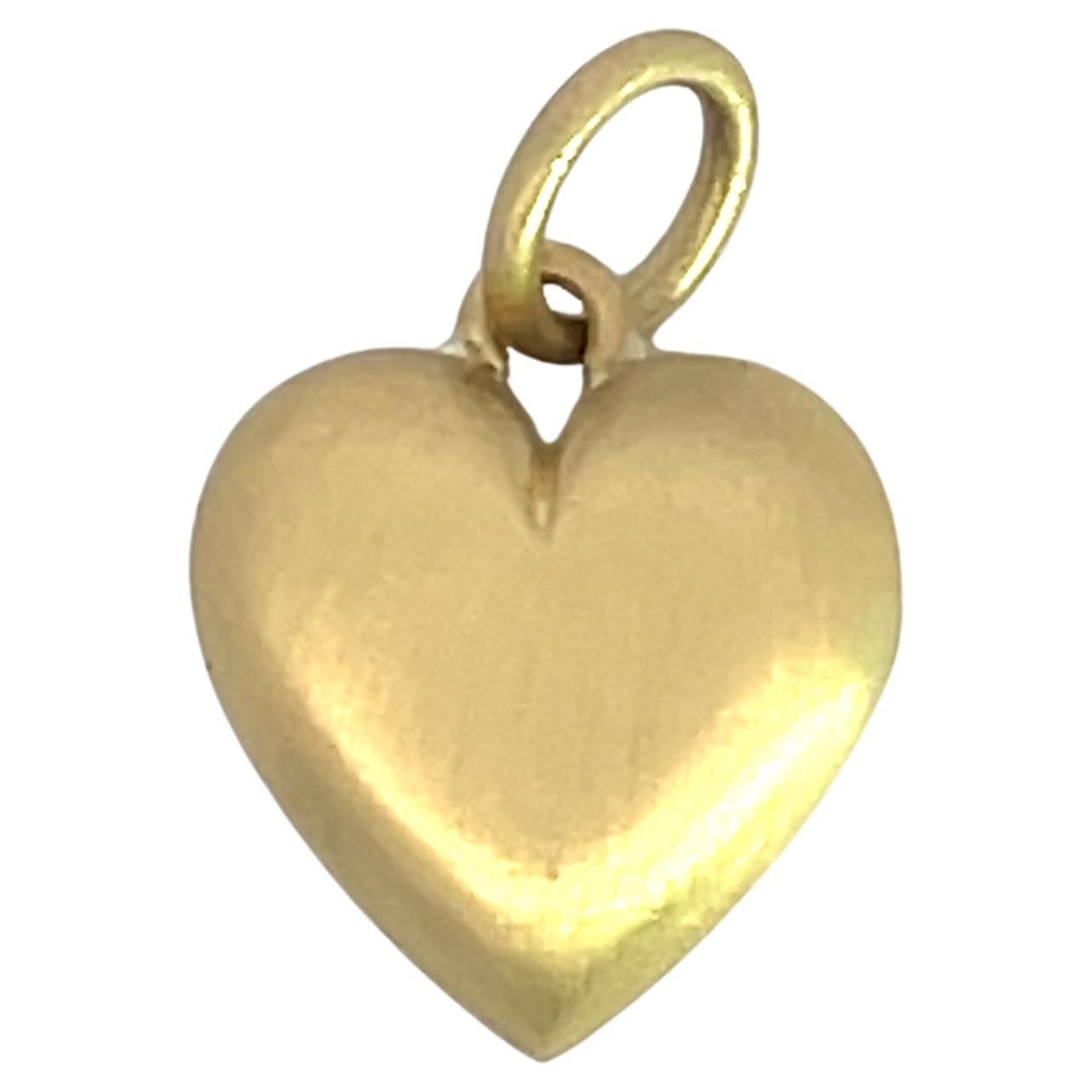 Ciondolo a forma di cuore in oro 18 carati di Faye Kim