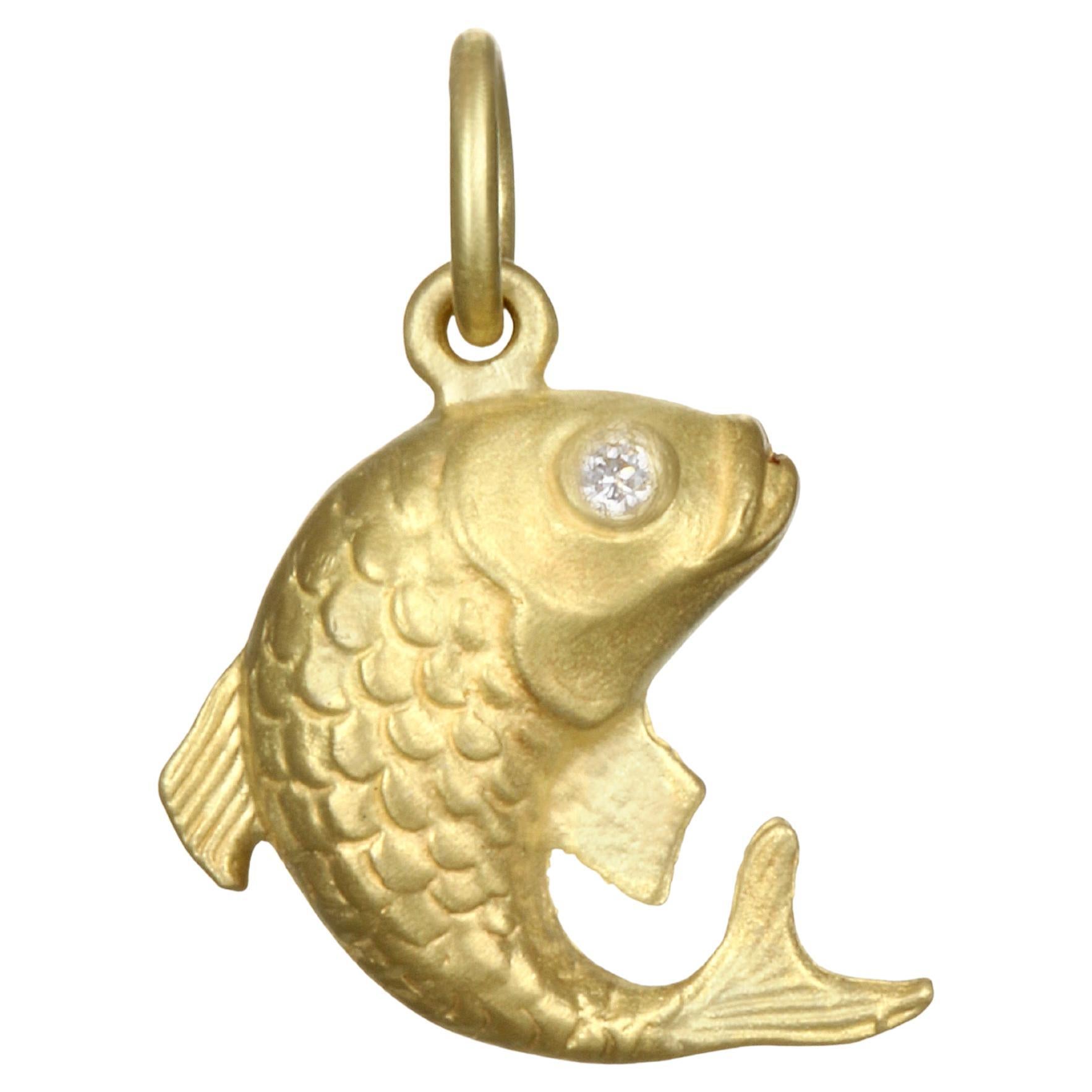 Faye Kim breloque Koi Fish en or 18 carats