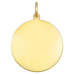 Faye Kim Pendentif grand disque en or 18 carats