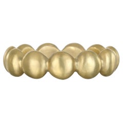 Faye Kim 18 Karat Gold Large Granulation Bead Ring