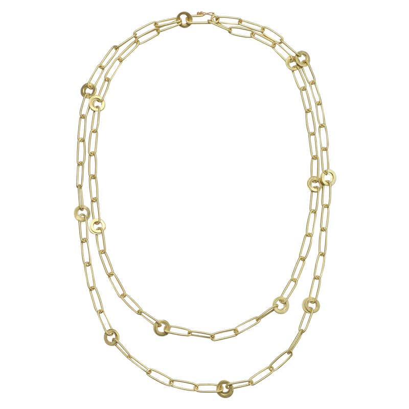 Paperclip necklace cartier Clearance