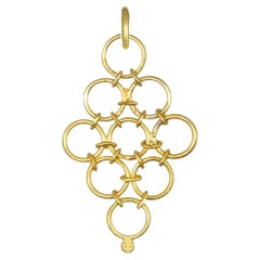 A Kim Do Pendentif en maille d'or 18 carats