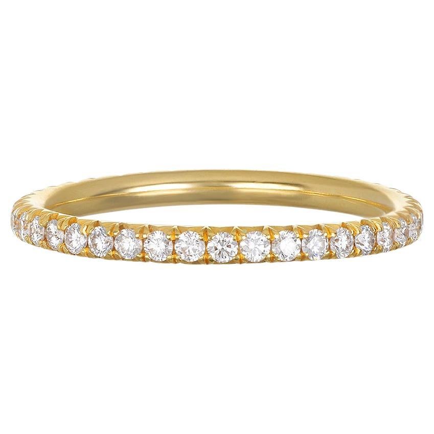 Eternity-Ring, Micro Pave, 18 Karat Gold, Kim, Micro