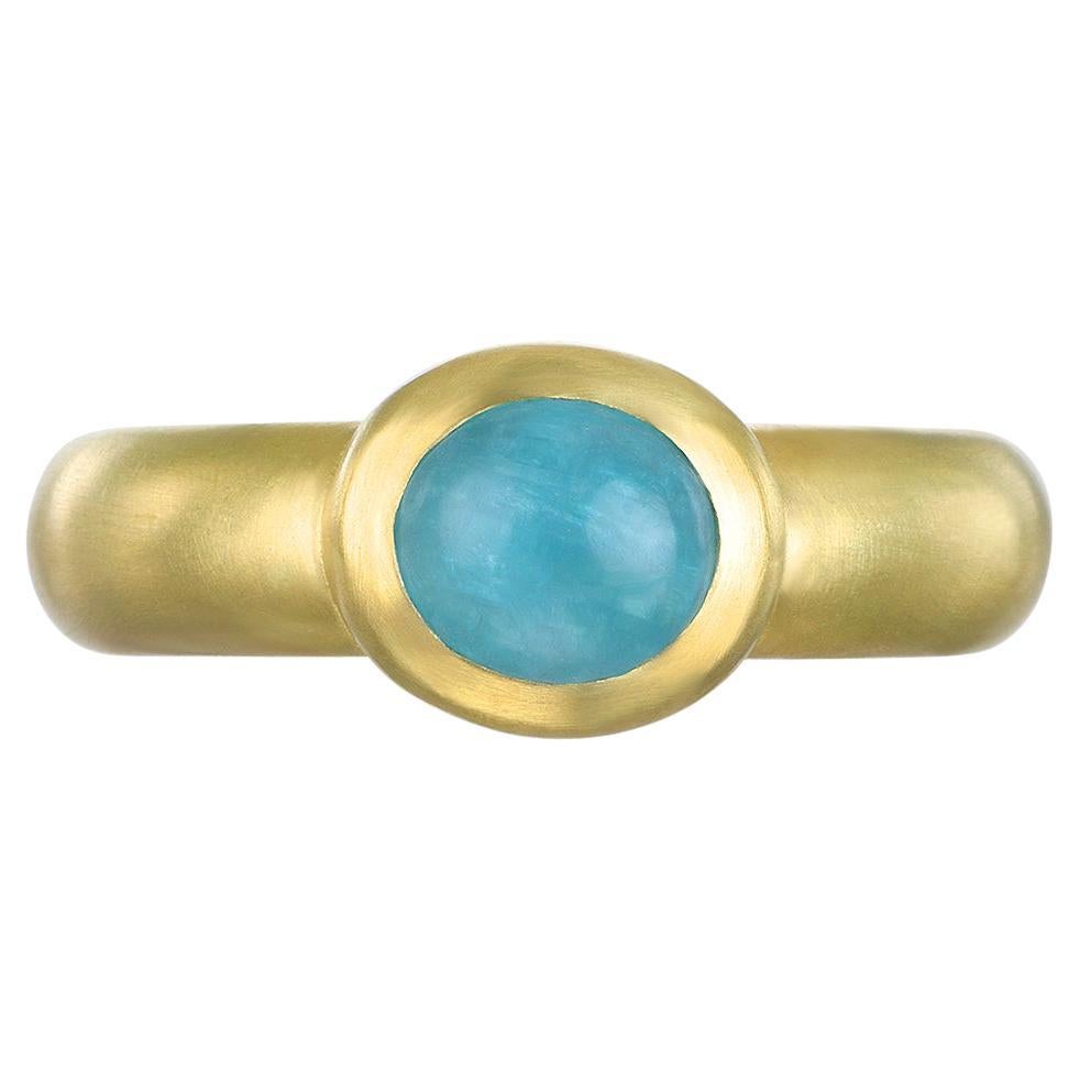 Faye Kim 18 Karat Gold Paraiba Tourmaline Ring