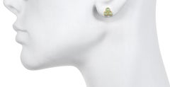 Faye Kim 18 Karat Gold Paraiba Tourmaline Studs