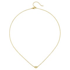Faye Kim, collana in oro 18 carati con diamante taglio rosa e marquise
