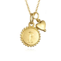 Faye Kim 18 Karat Gold Small Alphabet Charm