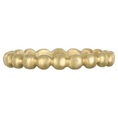 Faye Kim 18 Karat Gold Small Granulation Bead Ring