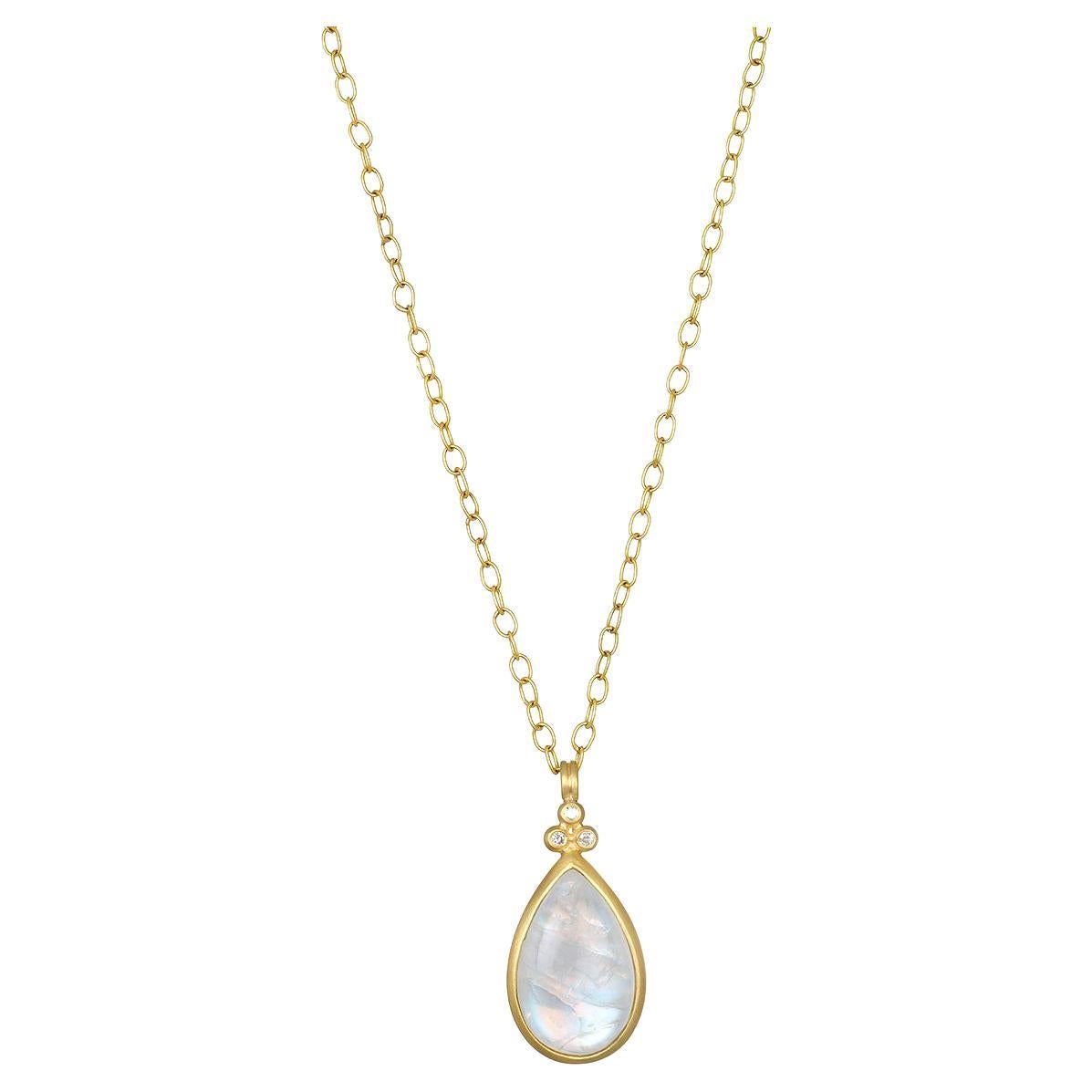 18K Triple Diamond Necklace main image 1