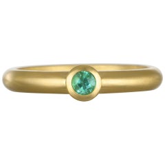Anello con smeraldo in oro 18 carati Faye Kim