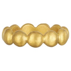 Faye Kim 22 Karat Gold Granulation Bead Band Ring