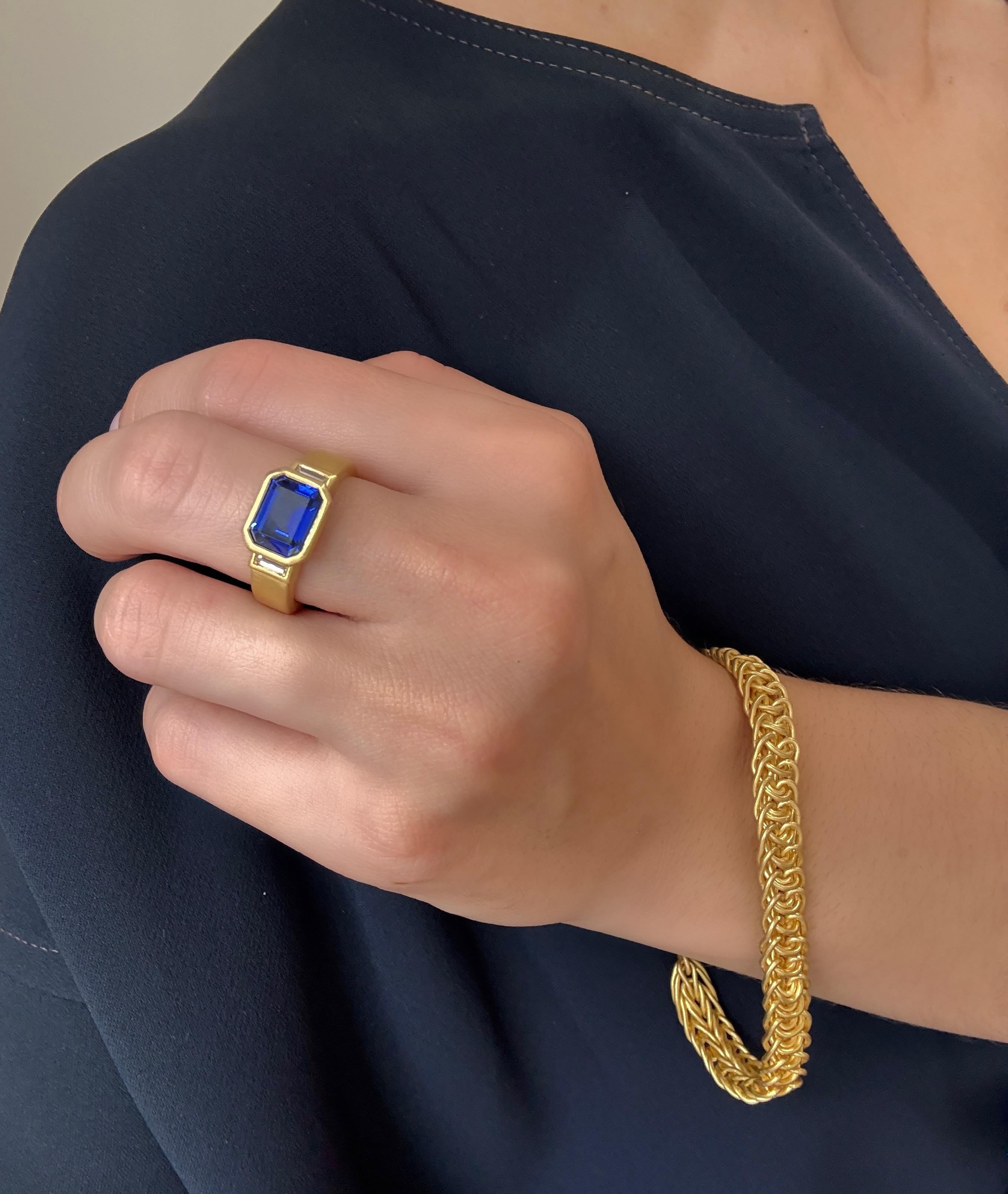 A Kim Bracelet tissé à la main en or 22 carats Unisexe en vente